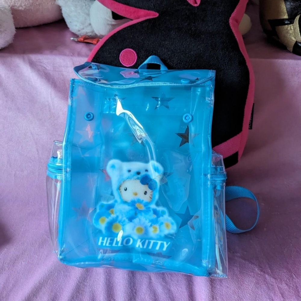 Hello Kitty Clear Blue Mini Backpack - image 3